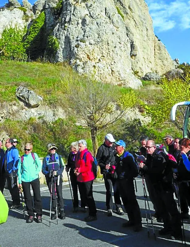 Peña Luenga. Los excursionistas.