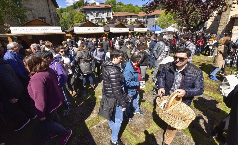 Idiazabal se vistió de gala para celebrar una de las citas fetivas más importante de la localidad, la Feria del Queso Vasco . Cientos de personas aprovecharon la soleada jornada para acercarse hasta allí y partipar en los numerosos actos y actividades organizadas a lo largo de la mañana de ayer. Una feria que reunió a 29 productores de queso con Denominación de Origen Idiazabal y Ossau Iraty.