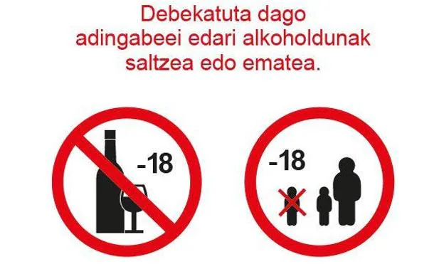 Estas son las señales que prohibirán la entrada de menores a los bares