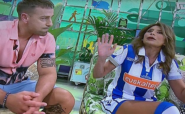 Gema López anima a la Real Sociedad en 'Sálvame'