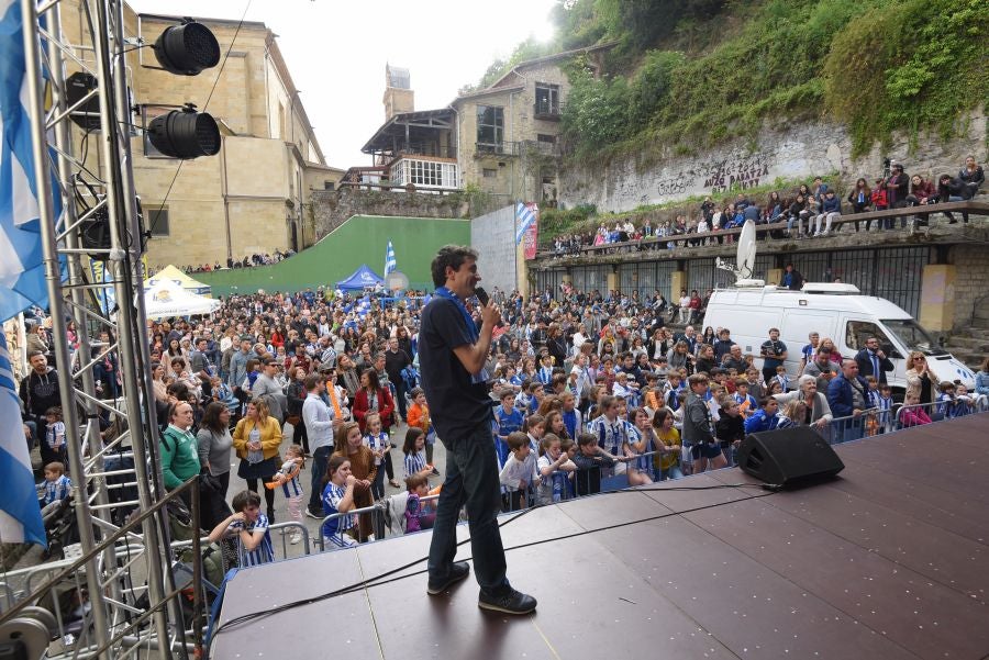 Niños y mayores se han acercado hasta la Trini para vivir la final de la Copa de la Reina 