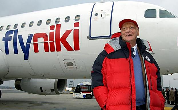 Niki Lauda, de piloto a presidente de una compañía aérea