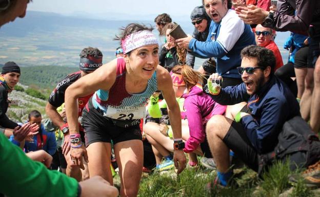 Maite Maiora, en plena ascensión en 2017. 