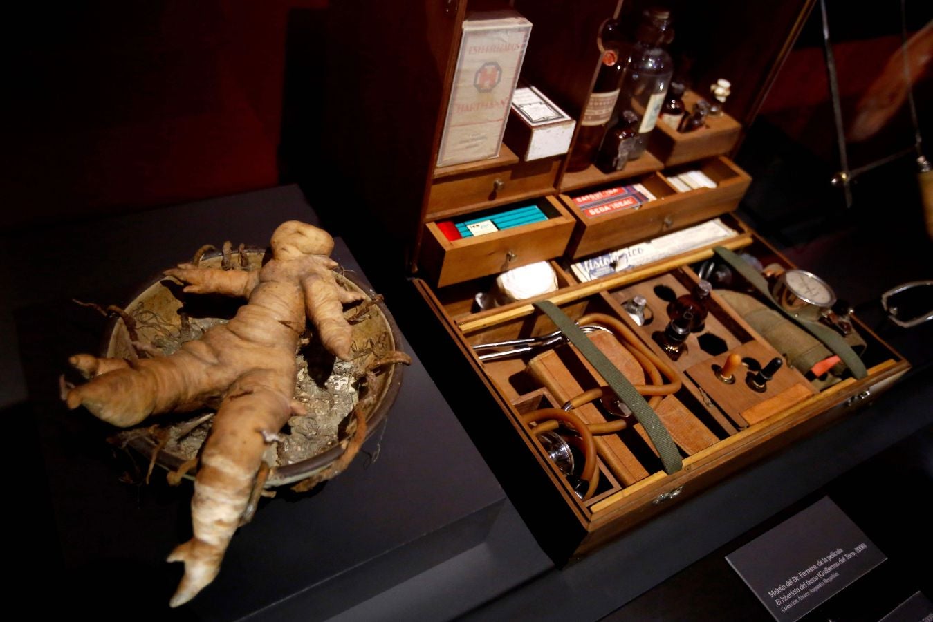 La exposición 'Guillermo del Toro. En casa con mis monstruos' reúne una colección de artículos personales que el directos ha usado en sus películas. México