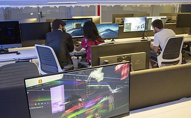 El laboratorio de audiovisuales en euskera 2deo. 