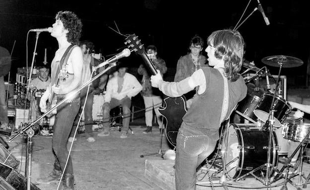 El grupo Eskorbuto en un concierto. GALERÍA DE FOTOS: Historia el grupo en imágenes.