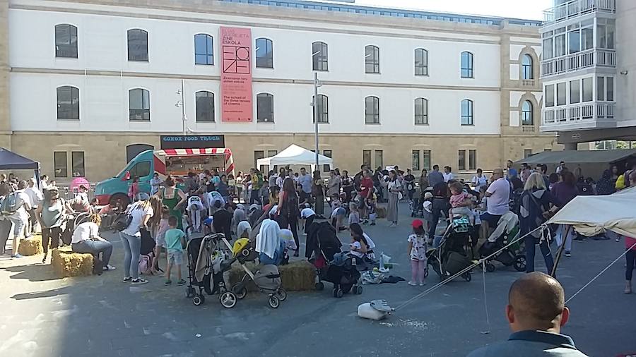 Este viernes ha comenzado una nueva edición del festial Olatu Talka que llena las calles de San Sebastián de actividades y eventos para todos los públicos