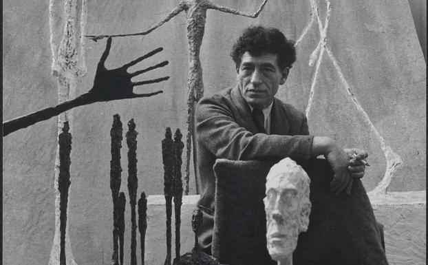 El escultor Alberto Giacometti.