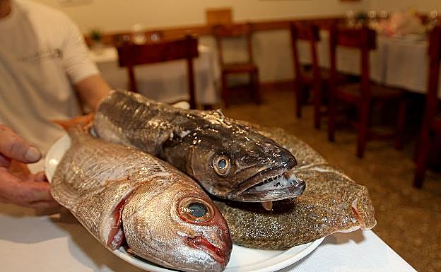 El pescado es otro de los platos fuertes de la carta. 