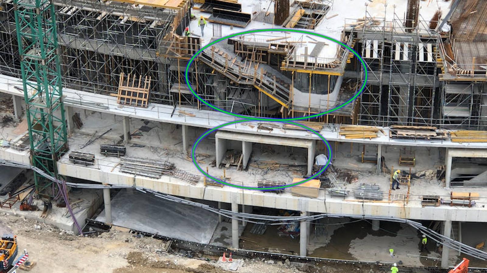 El lugar donde se ubicará la Grada Familiar, enfrente de la de Aitor Zabaleta, se espera que esté listo para el inicio de la próxima temporada