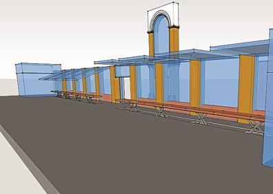 Imagen secundaria 1 - Las caseras de la Bretxa tendrán nuevos puestos con mesas y cubierta abatibles