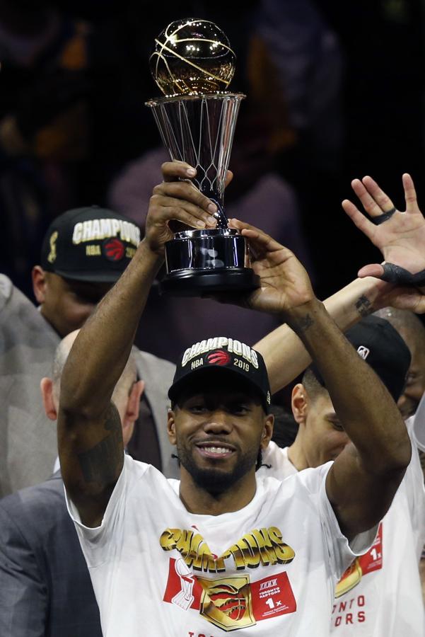 Kawhi Leonard, MVP de las finales.