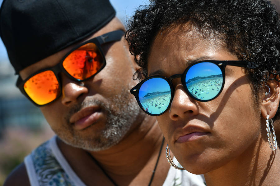 Fotos: La ola de calor en Gipuzkoa, en imáganes