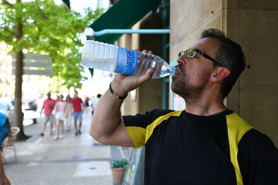 Fotos: La ola de calor en Gipuzkoa, en imáganes