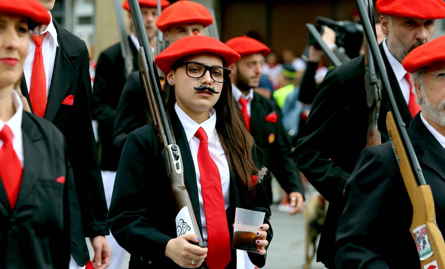 Fotos: El Alarde público, en imágenes