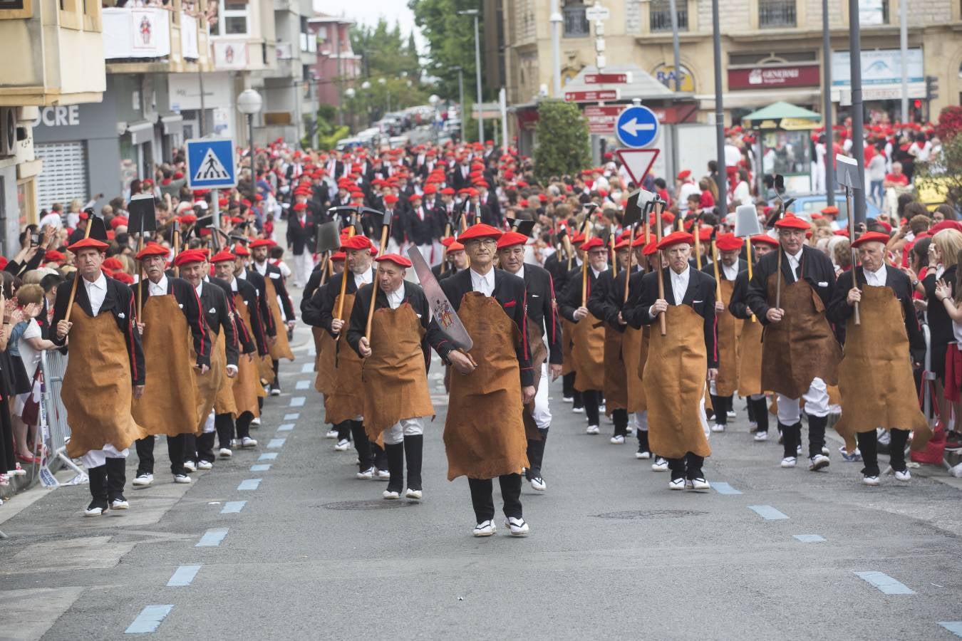 Fotos: El alarde tradicional de Irun, en imágenes