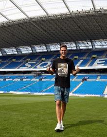 Imagen secundaria 2 - Remiro ya conoce las instalaciones de la Real Sociedad. 