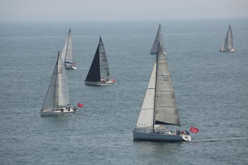 El reccorido del 'Elcano' hasta llegar a Getaria 