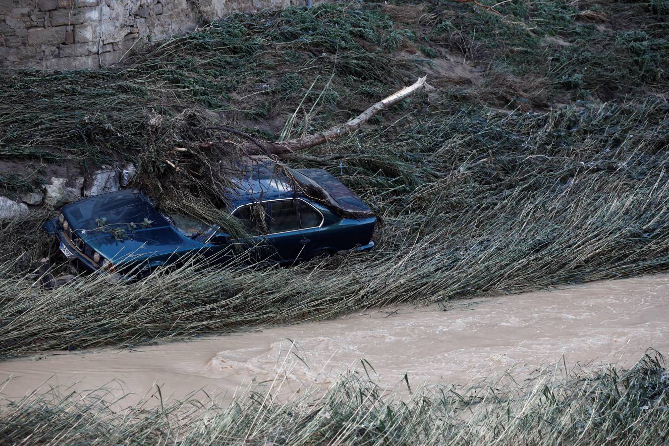 Fotos: Inundaciones y graves daños en Tafalla, Olite y Pueyo por las intensas lluvias