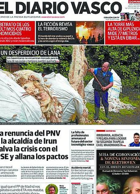 Imagen - Todo empezó con un reportaje en DV. Una información publicada en junio sobre la falta de salida comercial a la lana vasca originó el interés de Ikea por hacerse con ella.