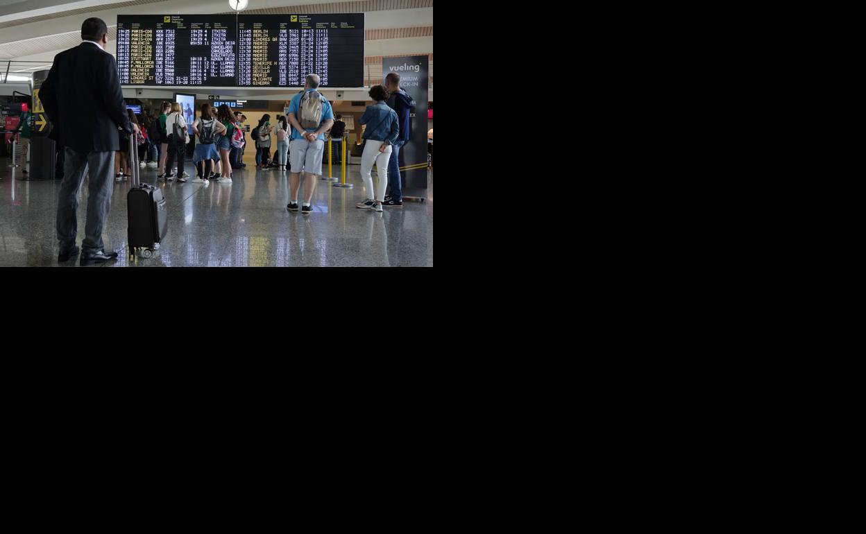 20 vuelos en riesgo de cancelarse el domingo por la huelga en el aeropuerto de Loiu