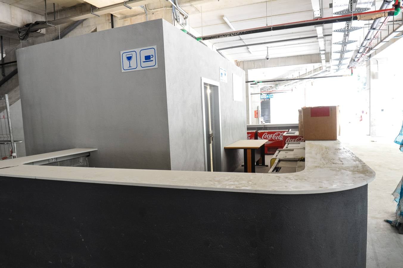 El campo de la Real Sociedad sigue tomando forma.