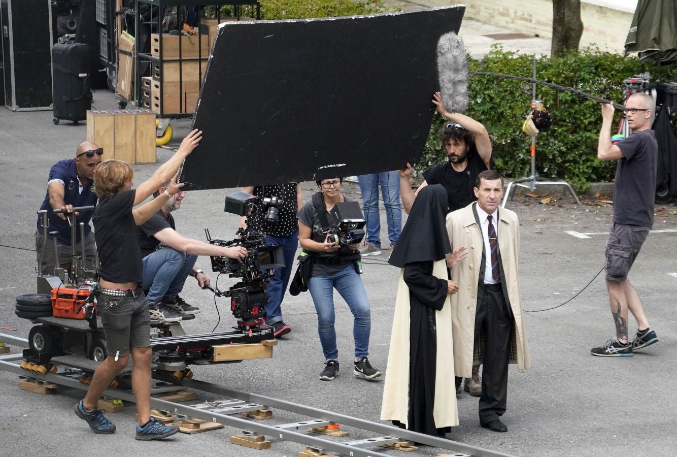 Fotos: Rodaje de &#039;La línea invisible&#039; en Irun