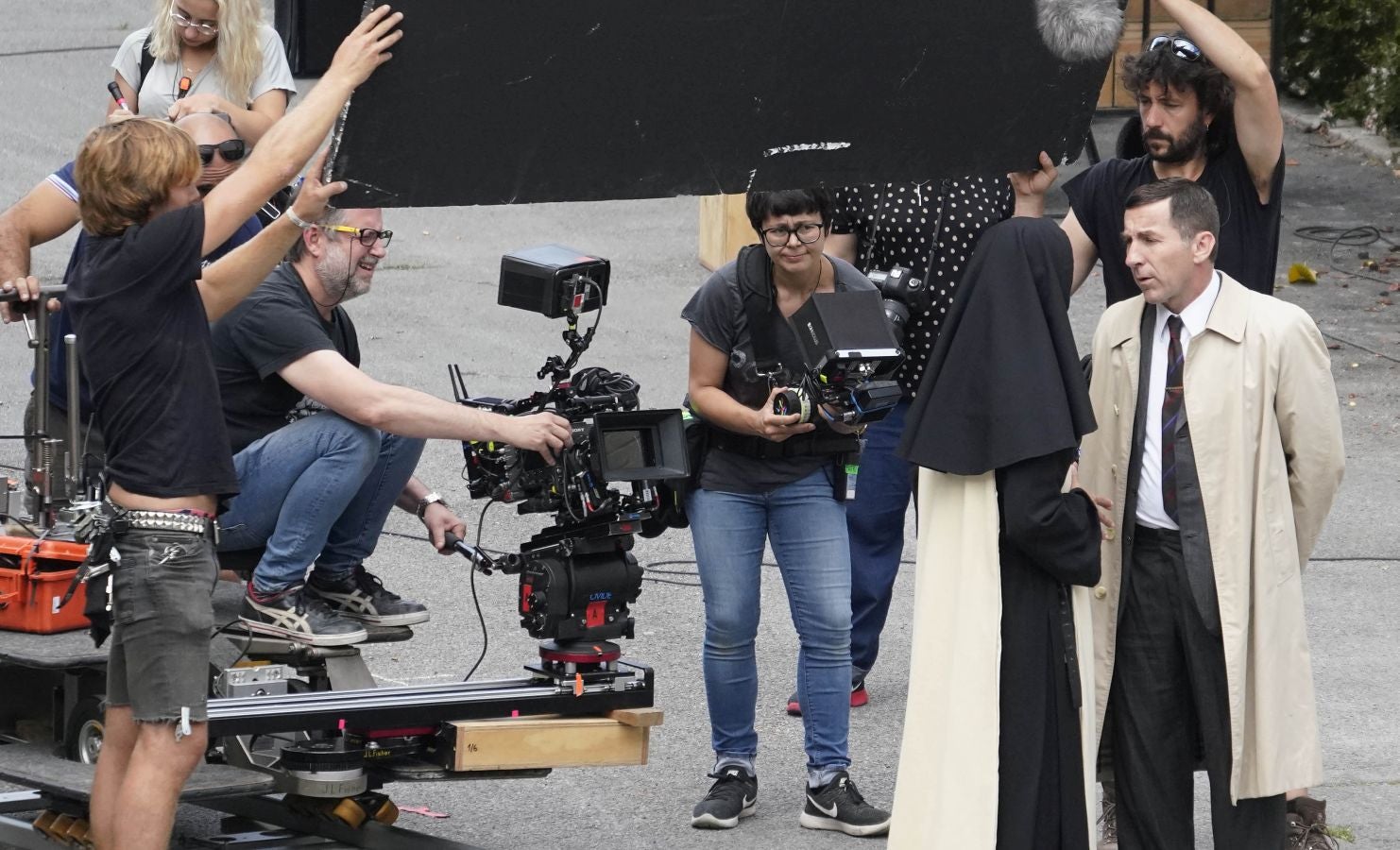 Fotos: Rodaje de &#039;La línea invisible&#039; en Irun