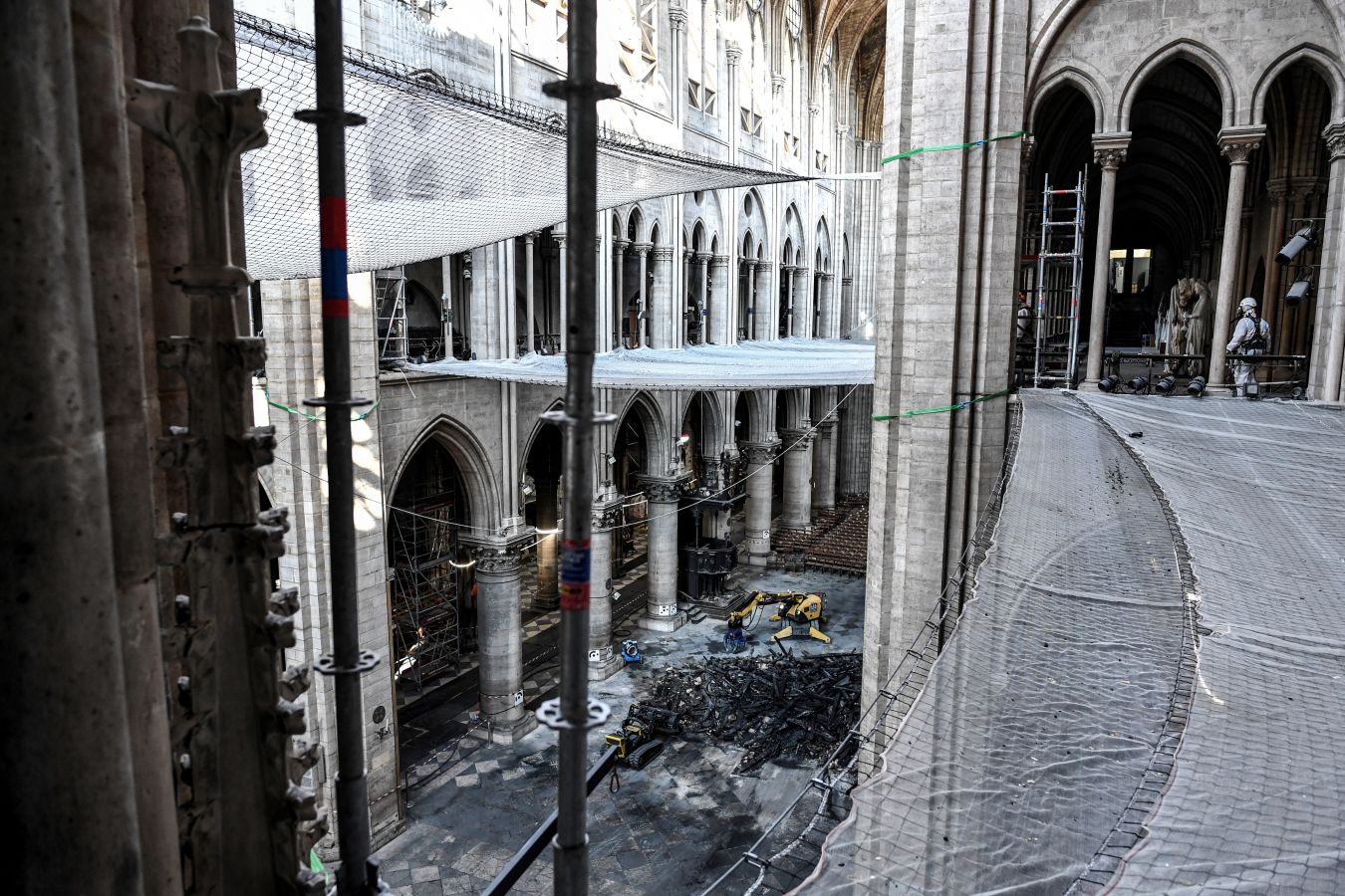 Fotos: Notre Dame, tres meses después del incendio