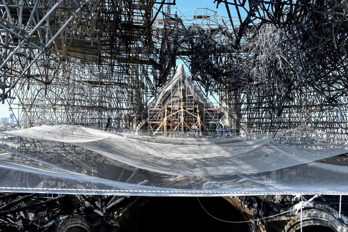 Fotos: Notre Dame, tres meses después del incendio