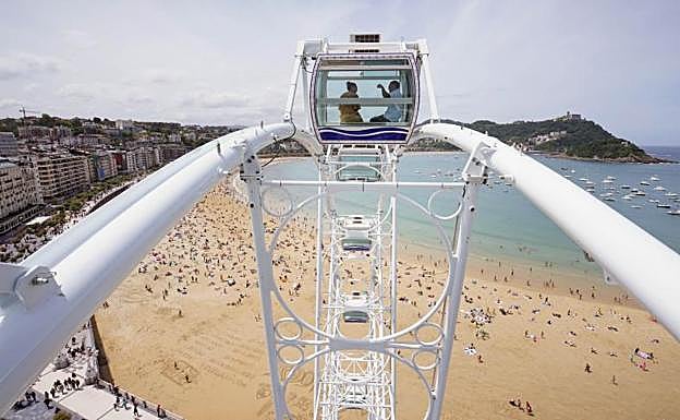 El balcón giratorio de Donostia