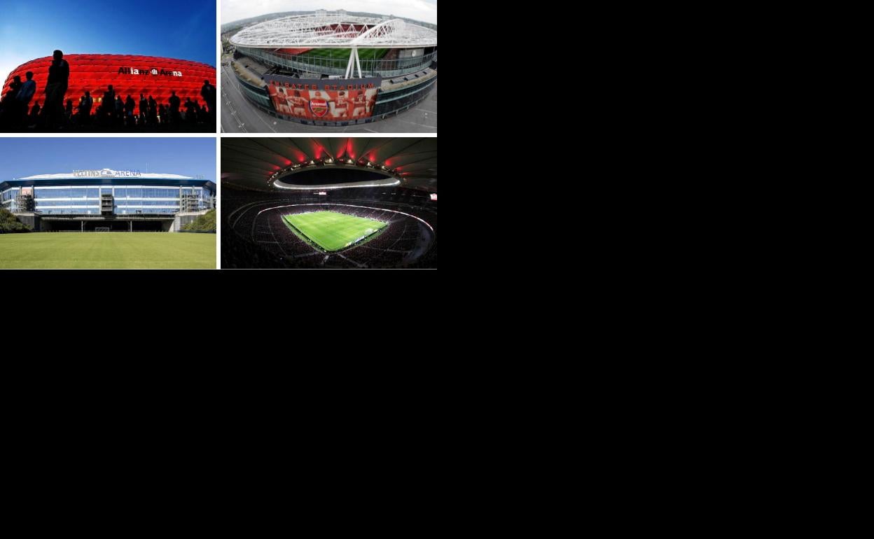 Los otros estadios con nombres comerciales