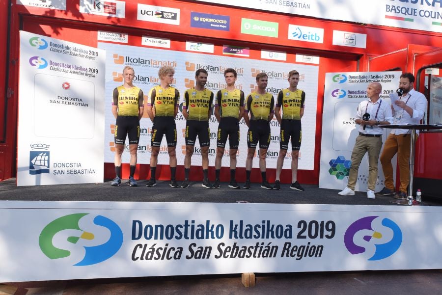 Las estrellas del pelotón mundial ya se encuentran en San Sebastián preparando la carrera del sábado. 