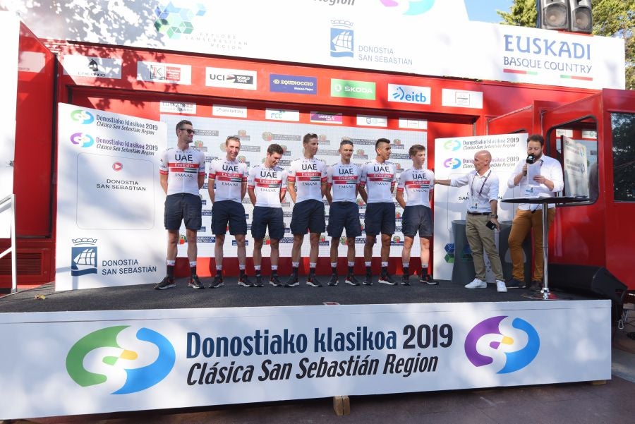 Las estrellas del pelotón mundial ya se encuentran en San Sebastián preparando la carrera del sábado. 