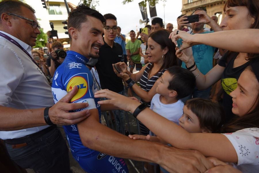 Las estrellas del pelotón mundial ya se encuentran en San Sebastián preparando la carrera del sábado. 