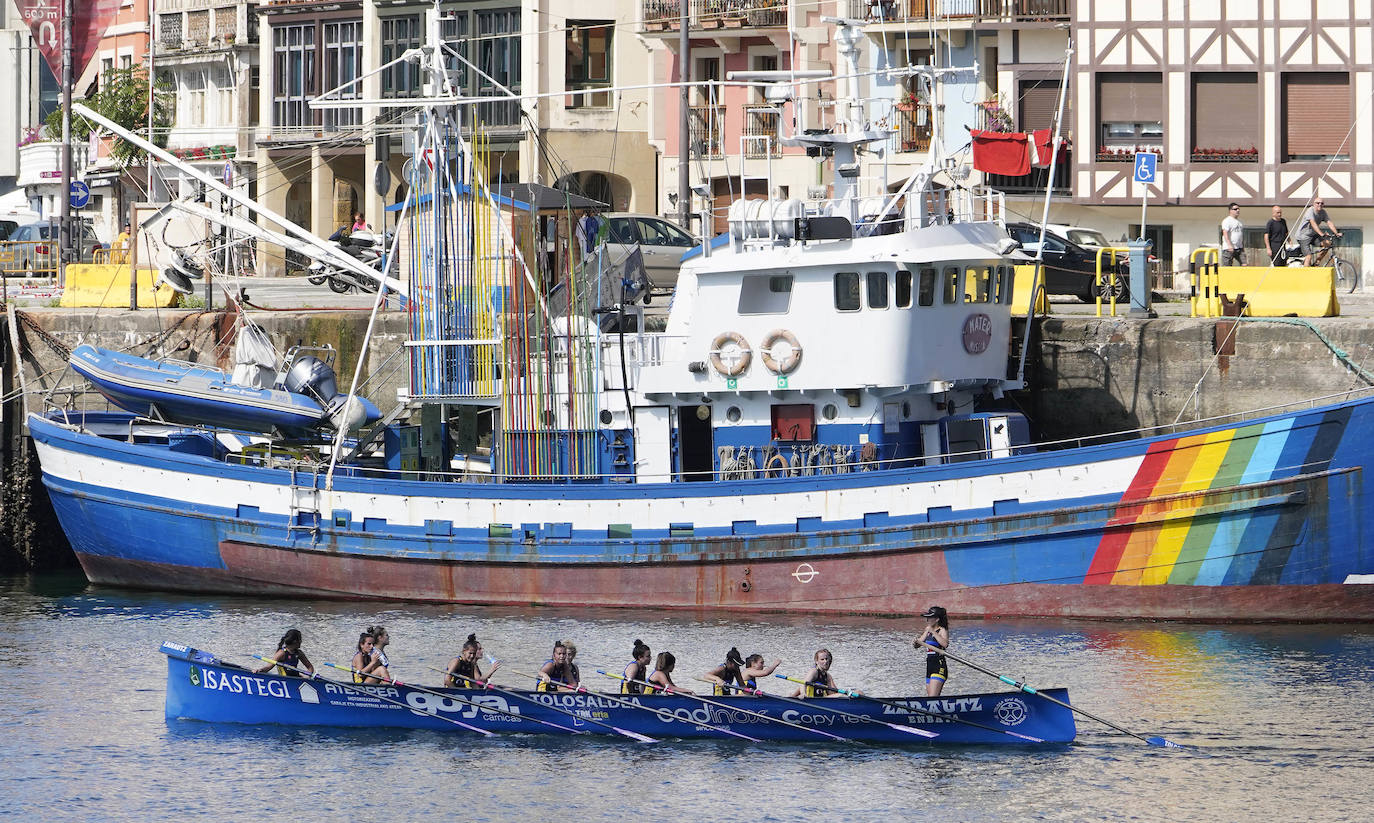 Victoria y liderato de Zumaia en Pasaia