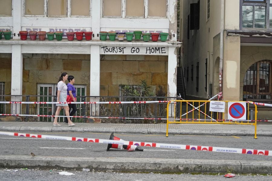 Fotos: Donibane, plató de cine