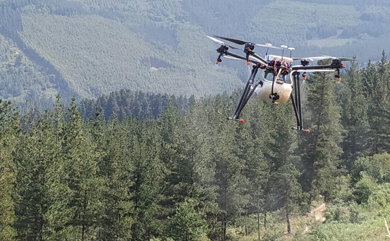 Se van a utilizar drones para la fumigación. 