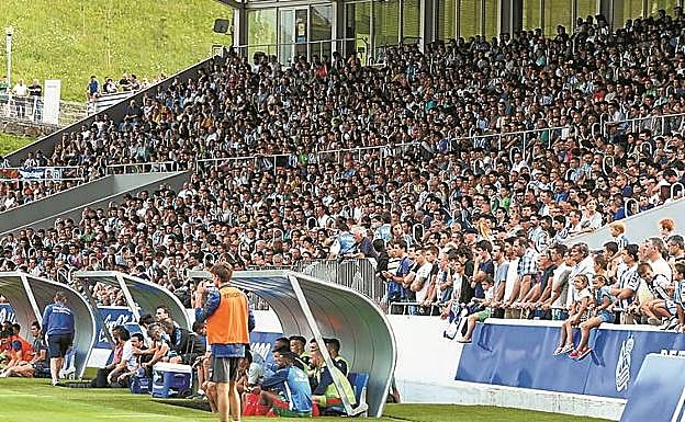 Zubieta registró este verano un lleno ante el Alavés. 