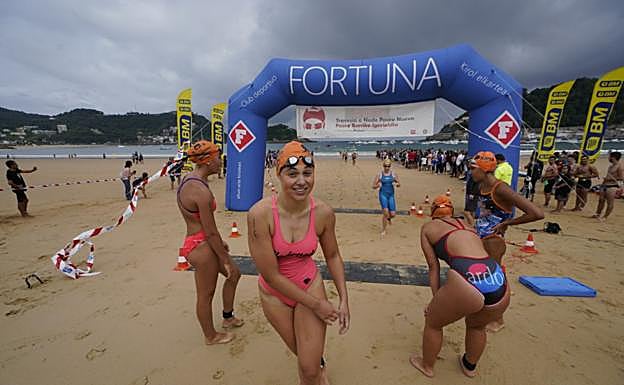 Galería. Línea de meta de categoría infantil 