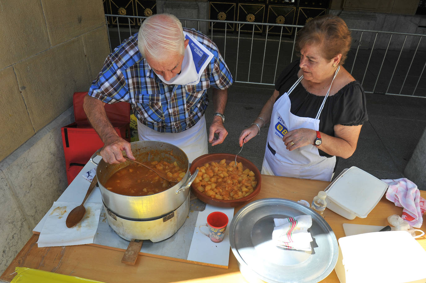 Fotos: Marmitako lehiaketa biribila