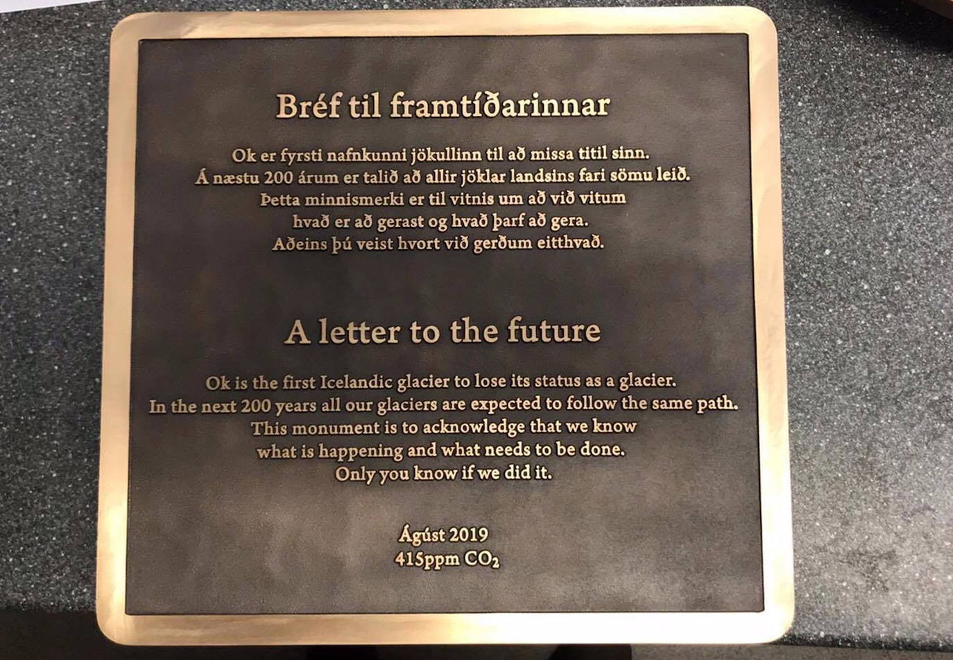 Fotos: Islandia homenajea a su último glaciar