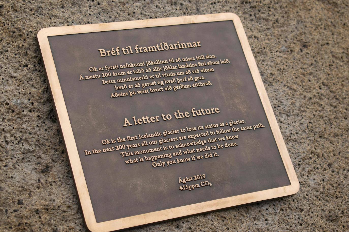 Fotos: Islandia homenajea a su último glaciar