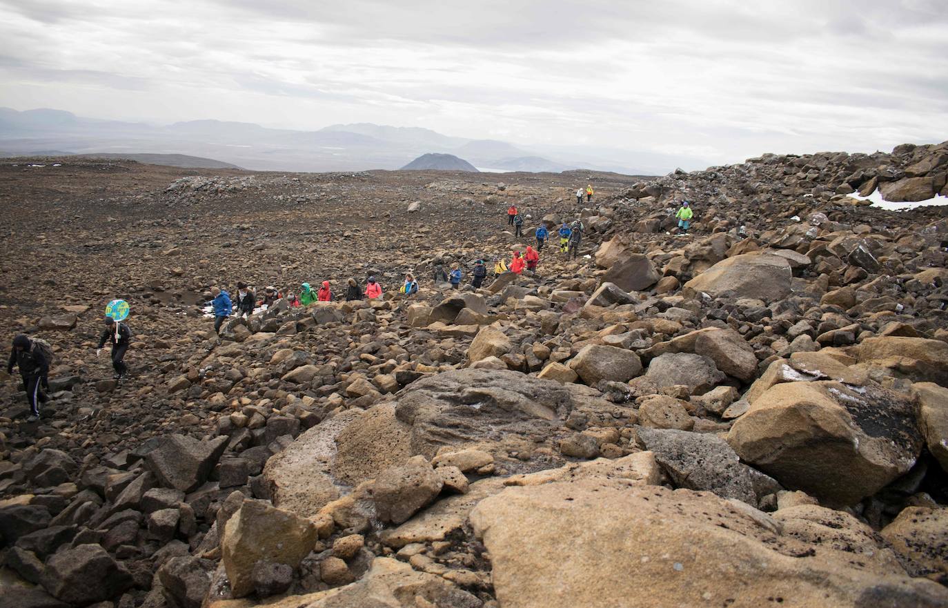 Fotos: Islandia homenajea a su último glaciar