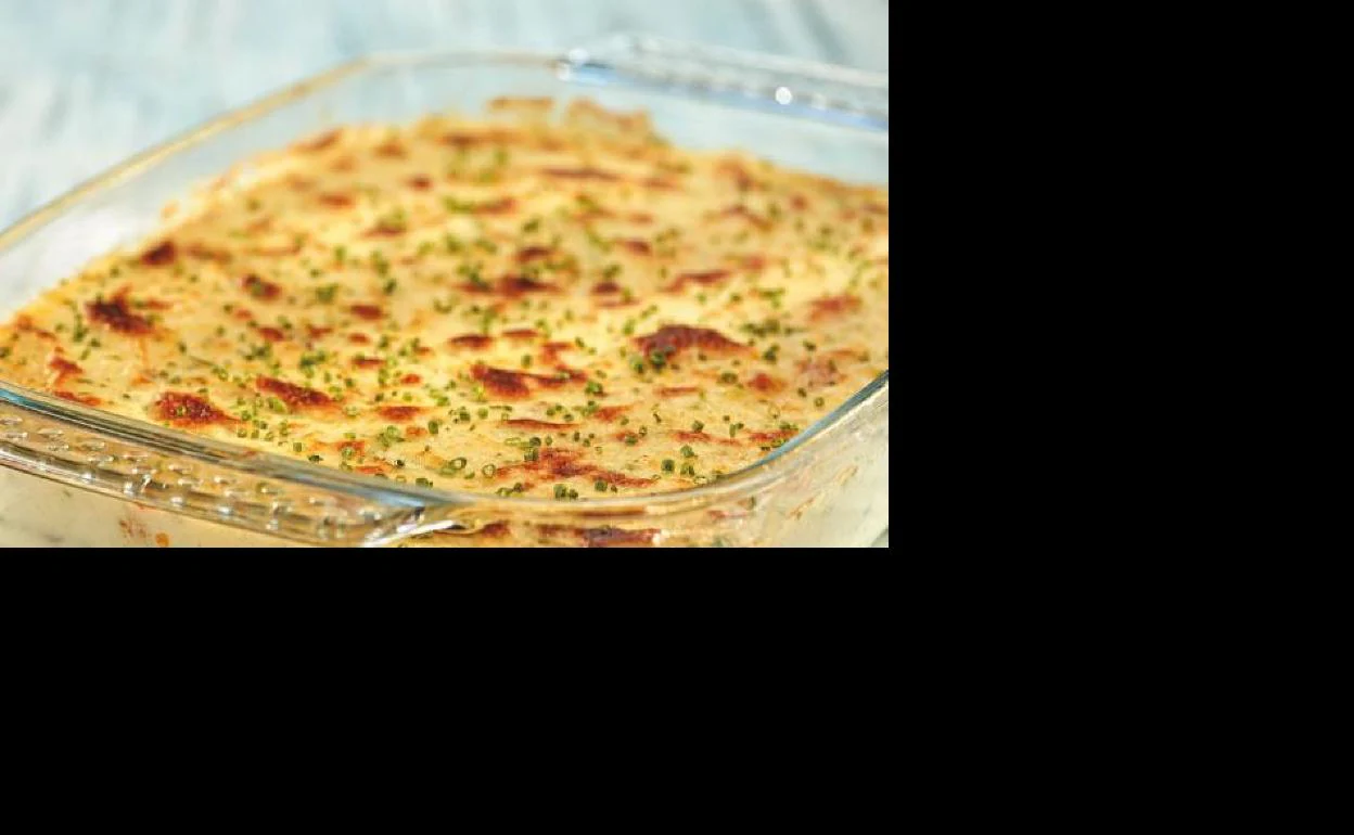 Pastel de patata y chorizo de Martín Berasategui.