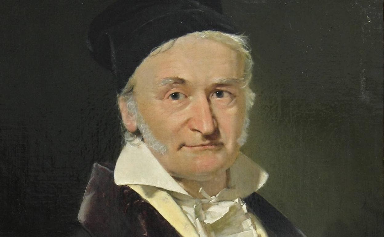 Retrato de Carl Friedrich Gauss, por Christian Albrecht Jensen.