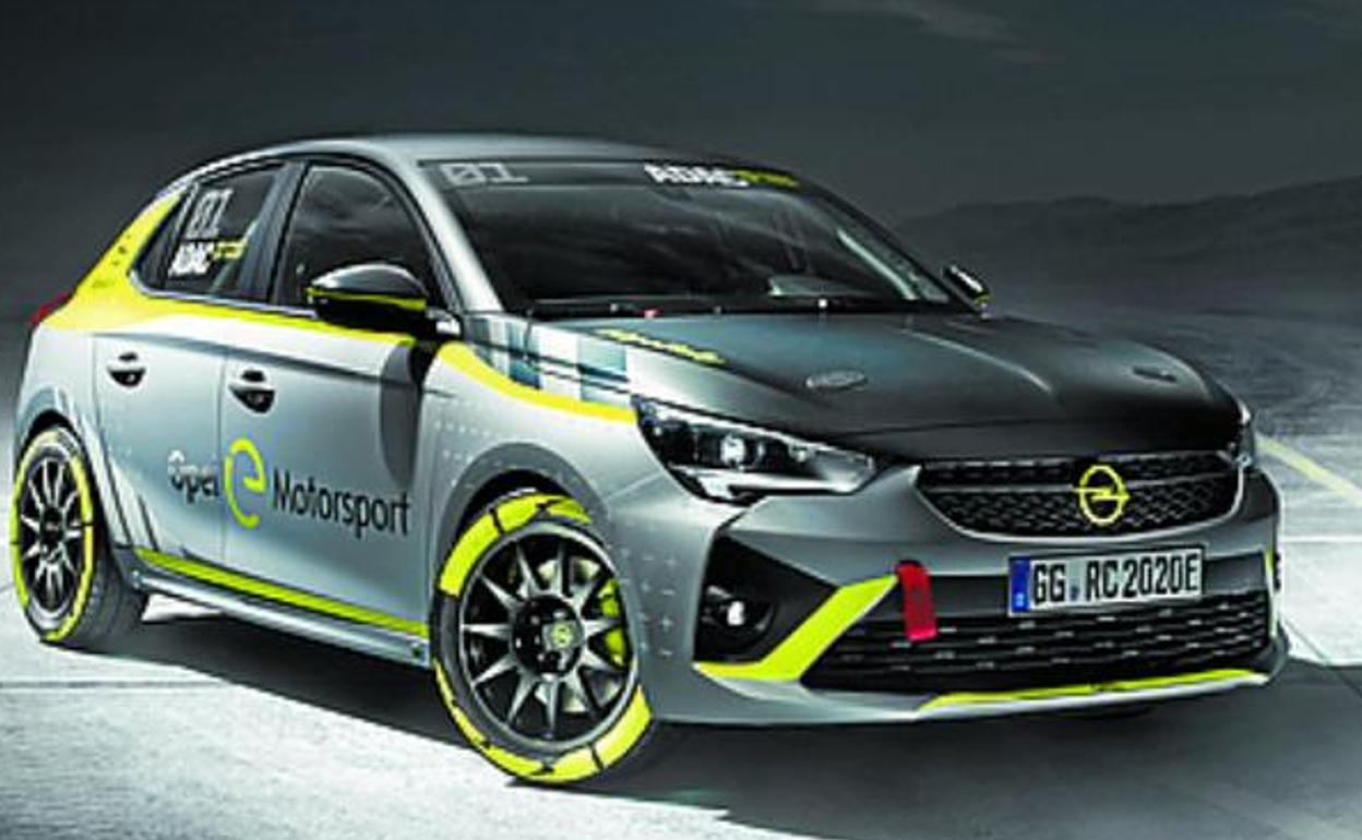 Nuevo Opel Corsa-e de rallies 