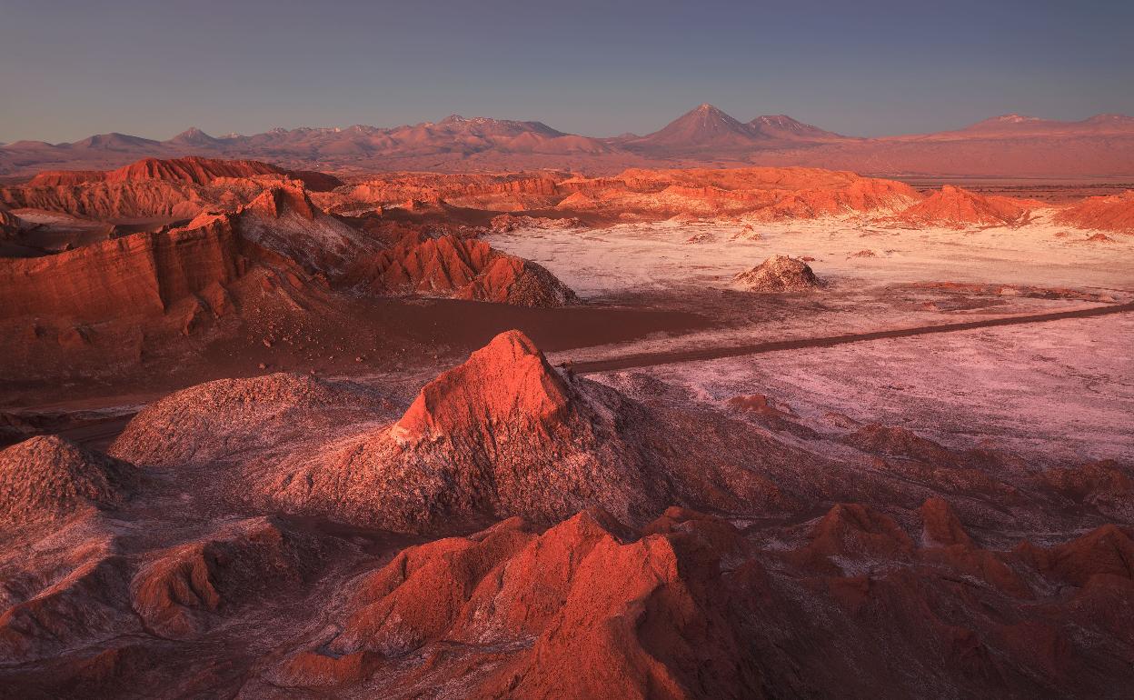 El desierto del Atacama es uno de los lugares más inhóspitos y secos de la Tierra, de ahí su comparación con Marte.