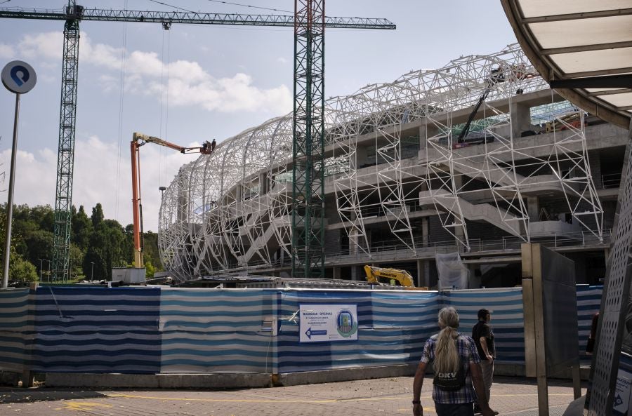 Fotos: Comienza la obra de tapado del fondo norte