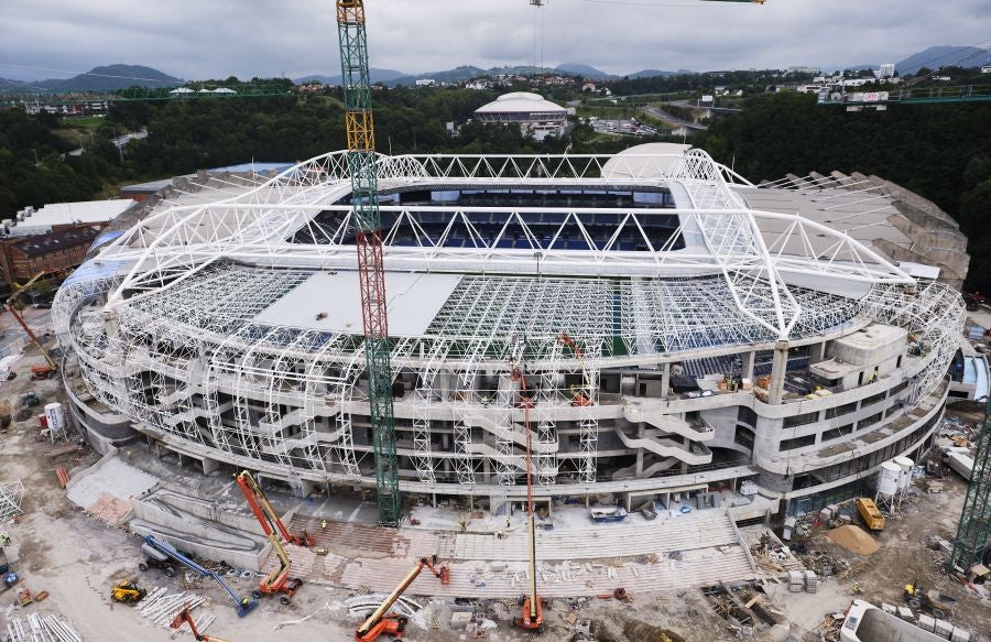 Fotos: Comienza la obra de tapado del fondo norte